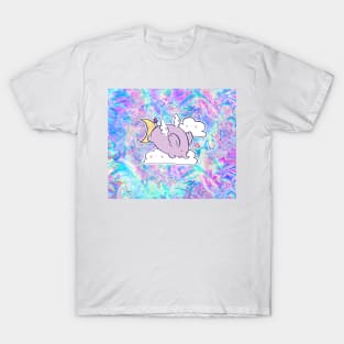 Pastel Grunge Angel Moon Elephant T-Shirt